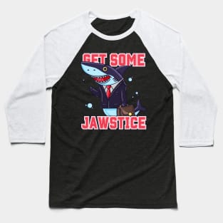 Shark Attorney: Bite for Jawstice Baseball T-Shirt